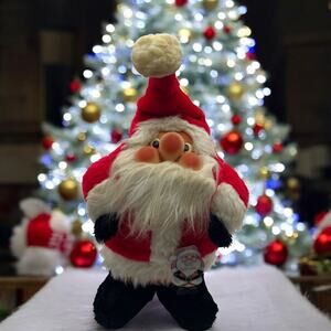 1982 Vintage Plush Santa by Rennoc Corp USA Santa's Best The Adorable READ